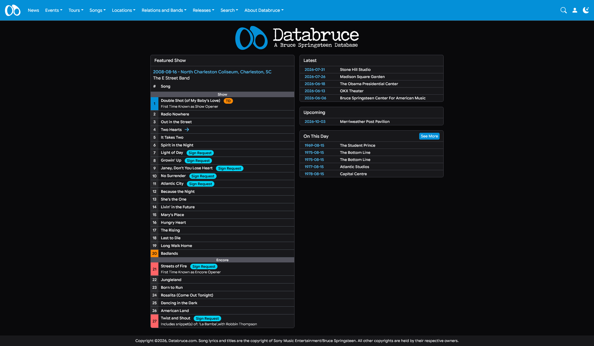 redesigned home page